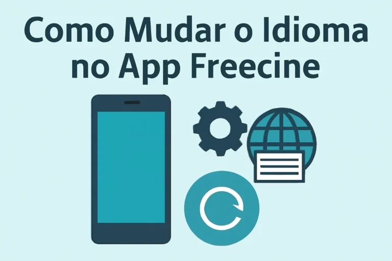 Como Mudar o Idioma no App Freecine?
